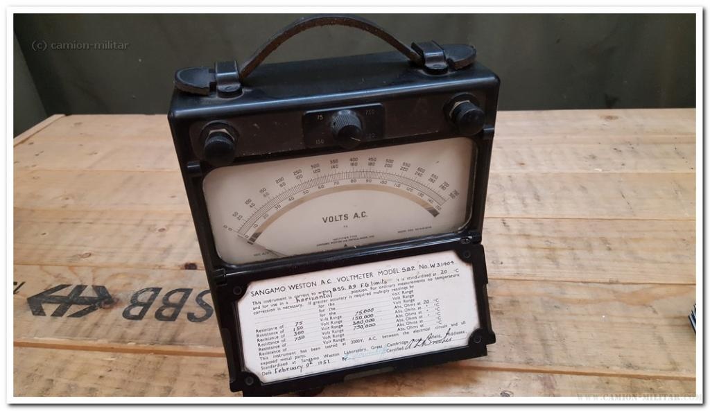 Sangamo Weston AC Voltmeter Vintage - de Baquelita