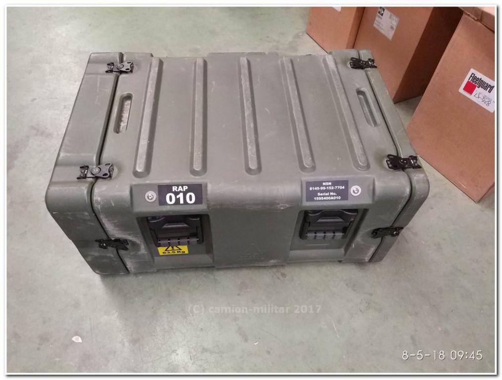 Cajon transporte militar Rack 19" caja 6U audio electronica 60x40x93
