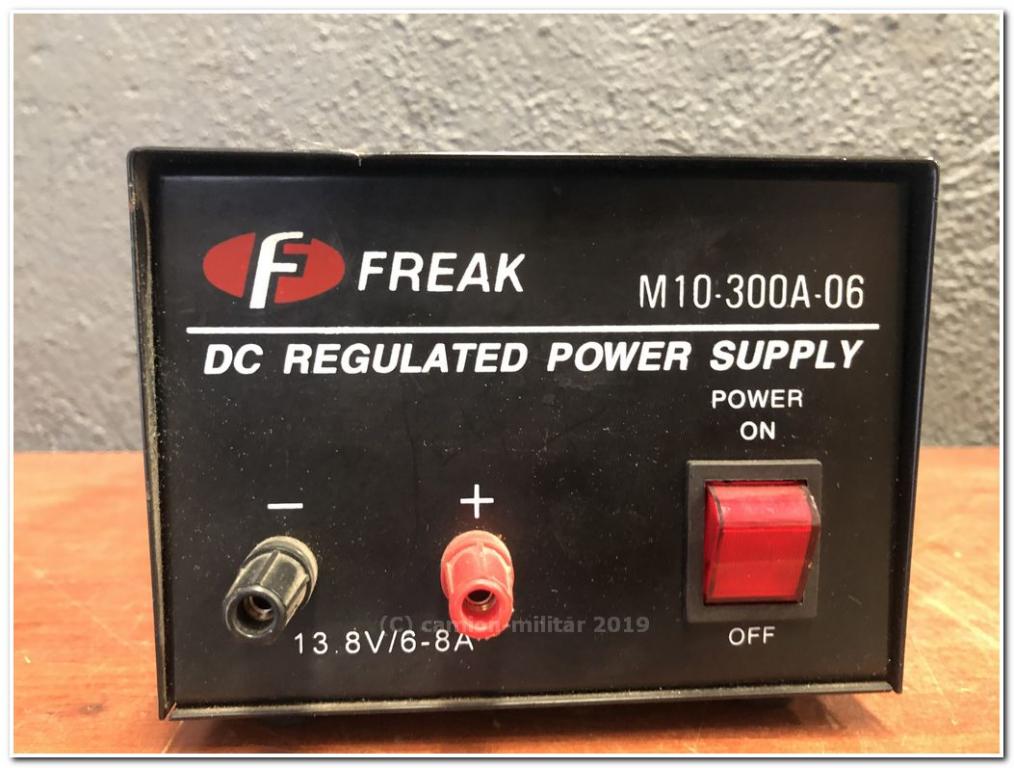 Fuente alimentación 13,8v Freak 8 amp M10-300A-06