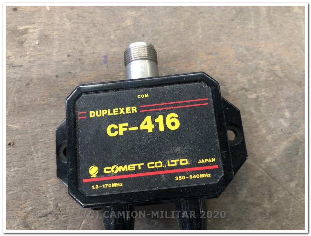 Duplexor Antena COMET CF-416 1.3-170 MHz - 350-540 MHz