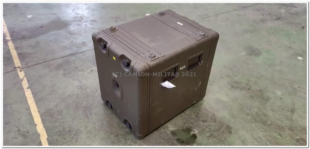 Caja transporte Rack 19" ALUMINIO equipos electronicos 70x52x62