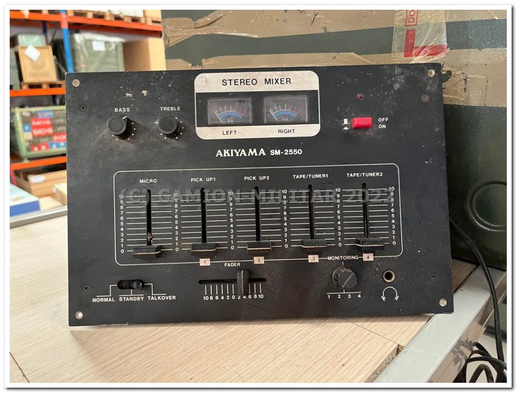 Stereo Mixer Akiyama SM-2550 mesa de mezclas