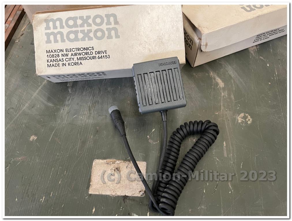 Micro y Altavoz Maxon Electronics CA-1420 Nuevos (NOS) B17-1-5