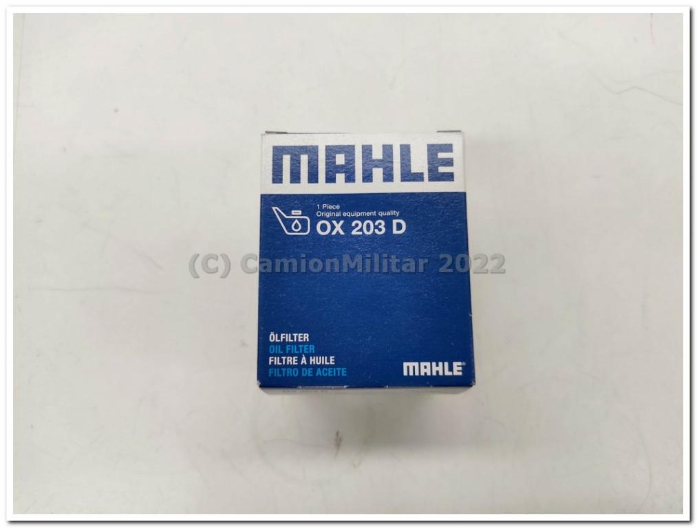 OX203D Filtro Aceite MAHLE Mazda 3 B9A.6-5