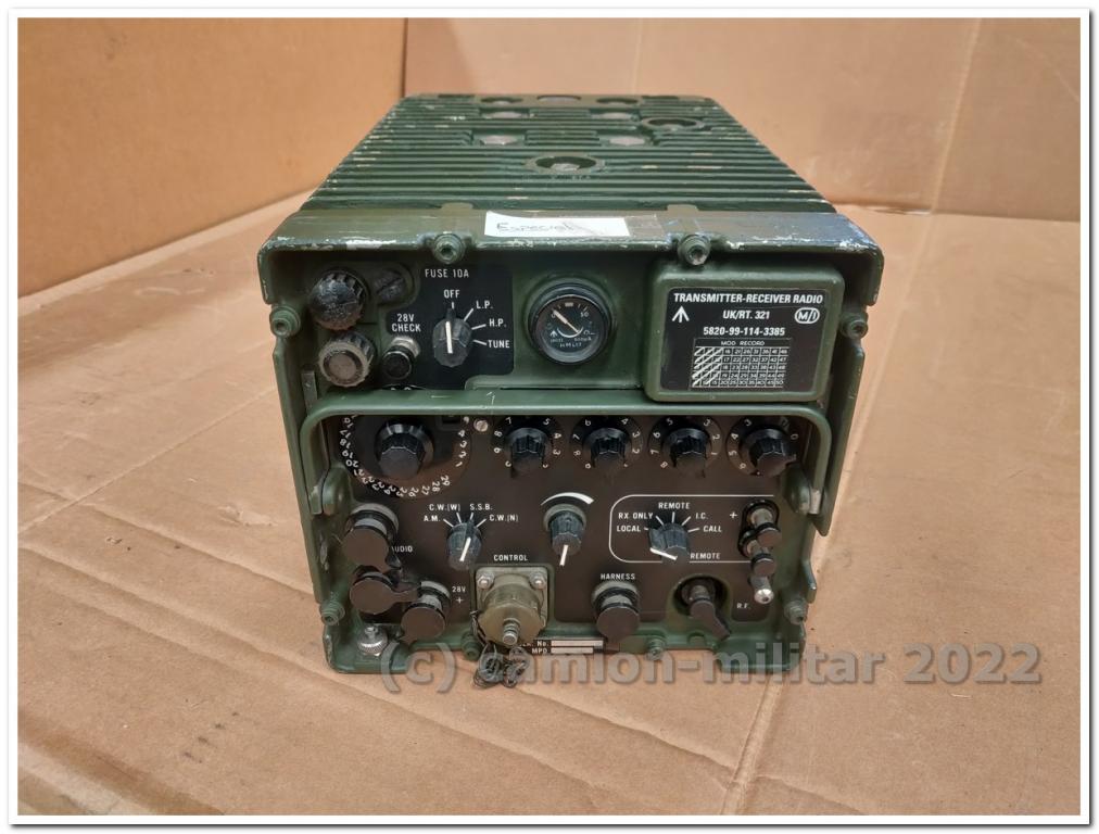 5820-99-114-3385 Radio militar HF Clansman VRC-321 como NUEVA - excepcional